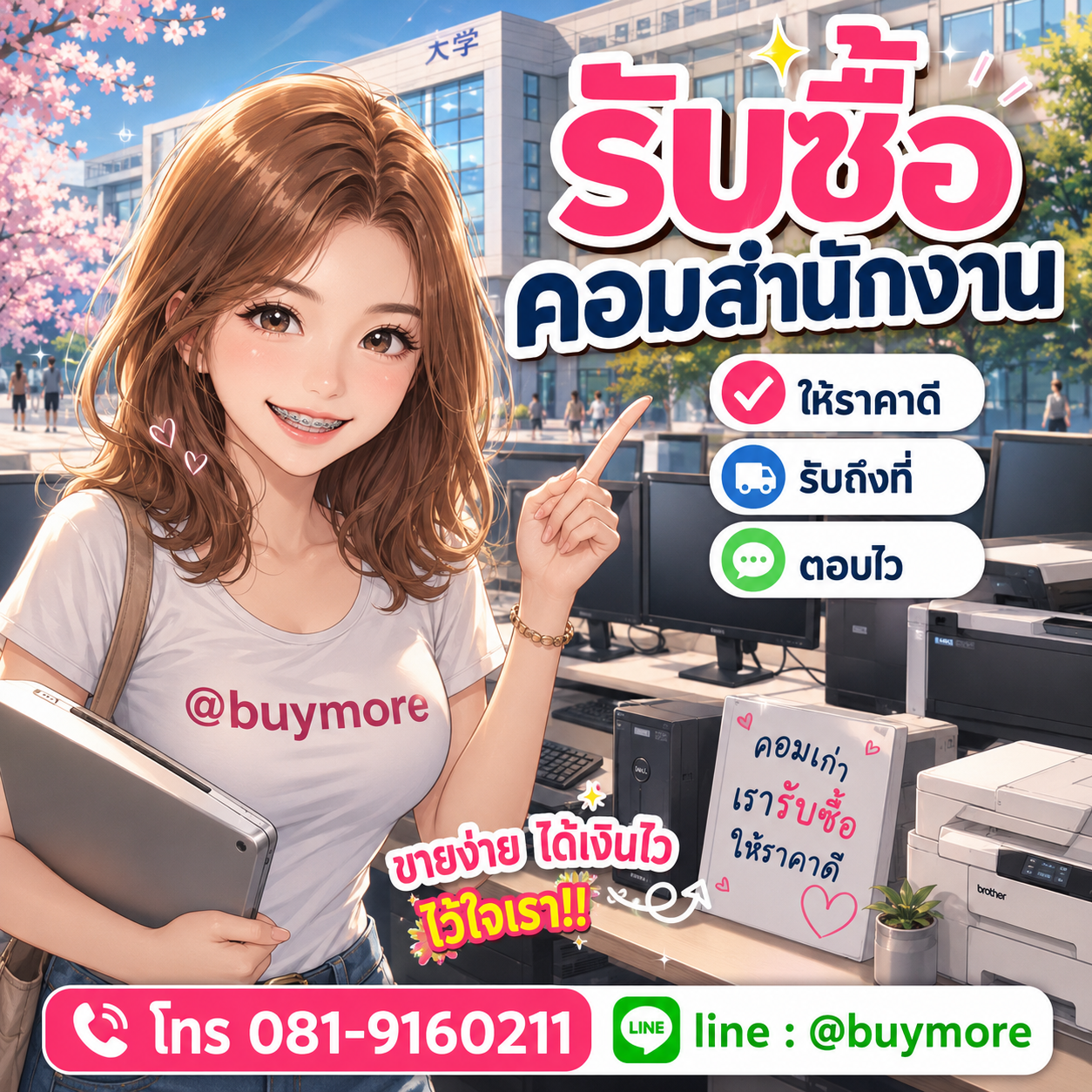 รับซื้อของมือสอง เปลี่ยนของเก่าเป็นเงินสด ง่าย ๆ กับ Buymore