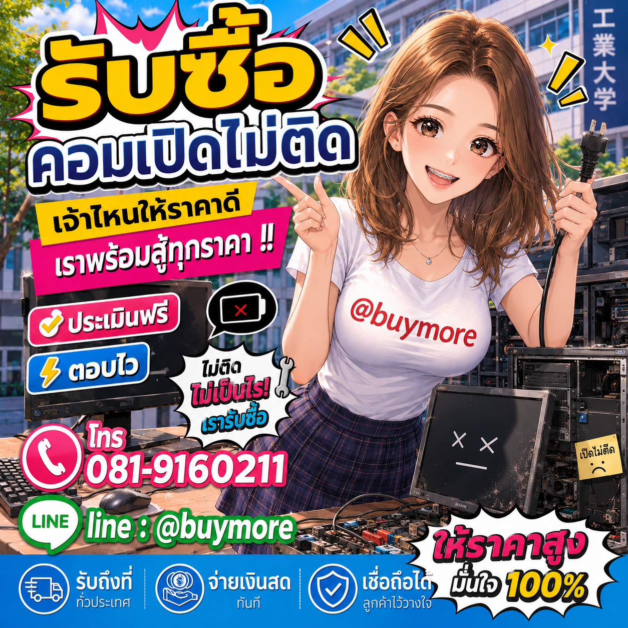 รับซื้อของมือสอง เปลี่ยนของเก่าเป็นเงินสด ง่าย ๆ กับ Buymore