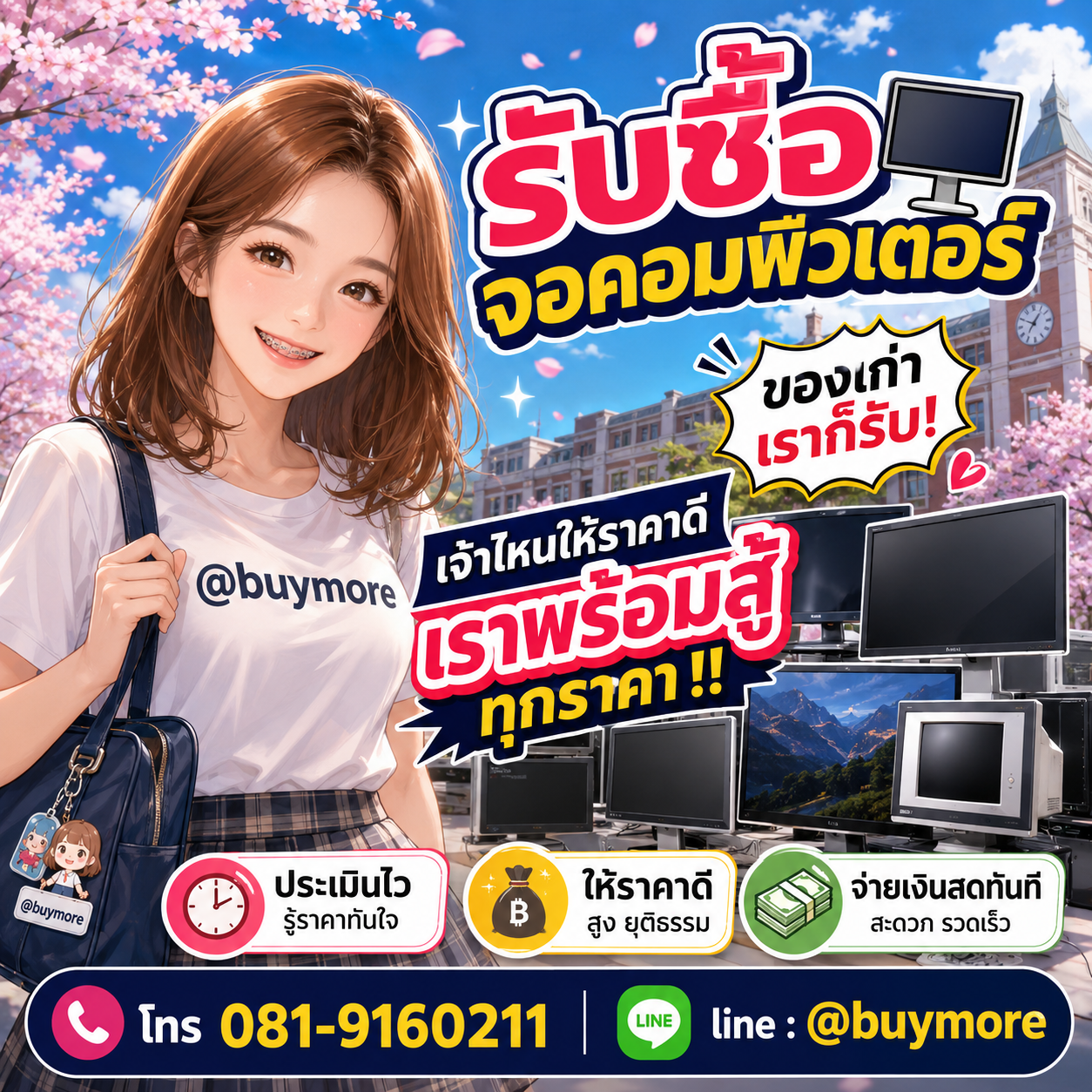 รับซื้อของมือสอง เปลี่ยนของเก่าเป็นเงินสด ง่าย ๆ กับ Buymore