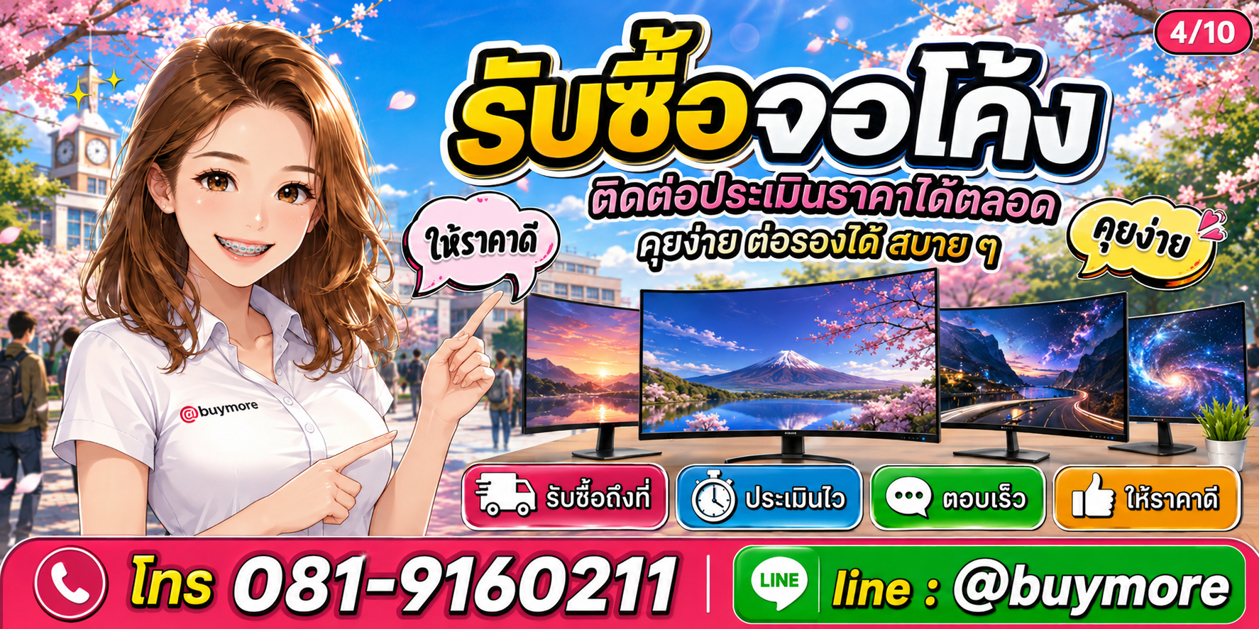 รับซื้อของมือสอง ติดต่อประเมินราคาได้ตลอด คุยง่าย ต่อรองได้สบาย ๆ