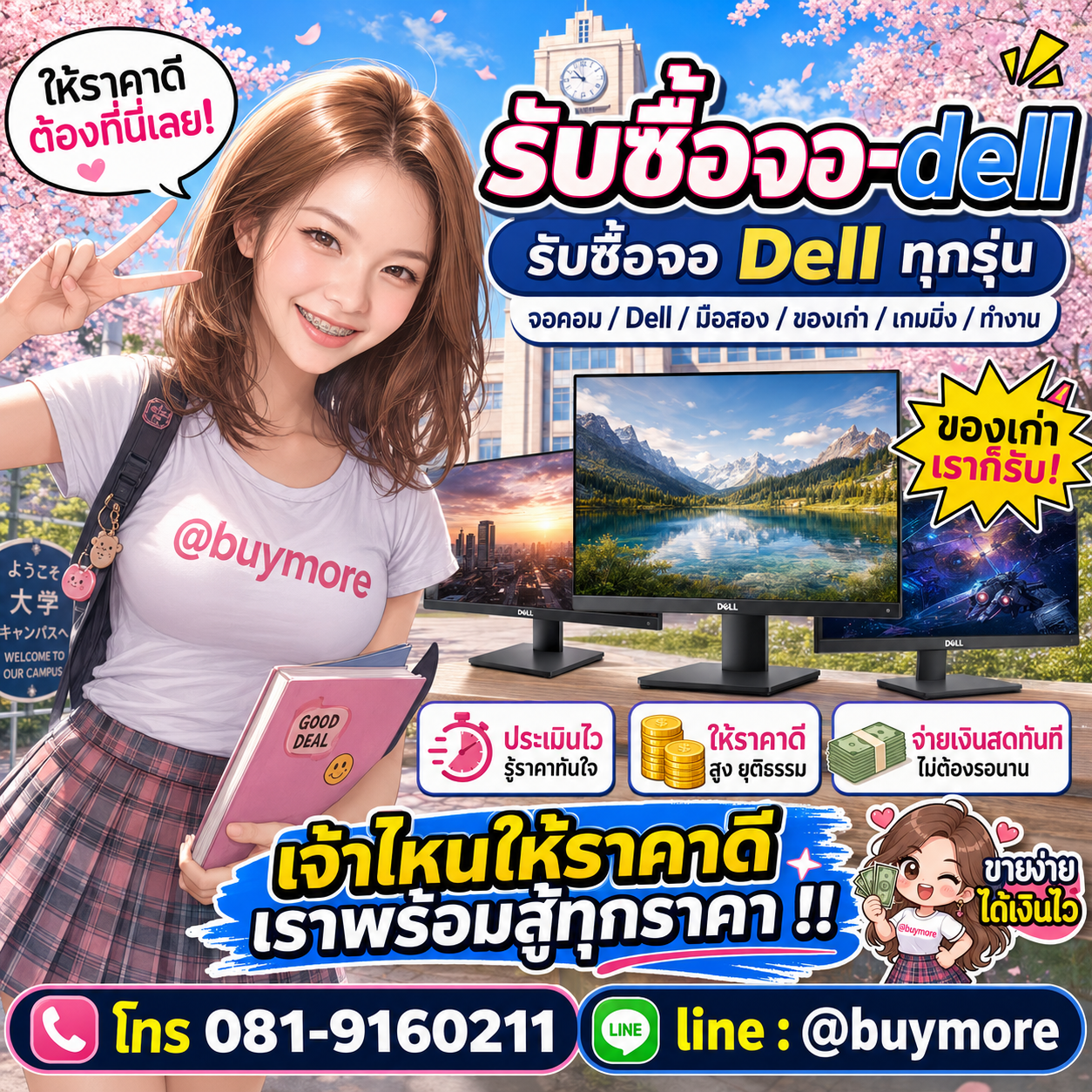 รับซื้อของมือสอง เปลี่ยนของเก่าเป็นเงินสด ง่าย ๆ กับ Buymore