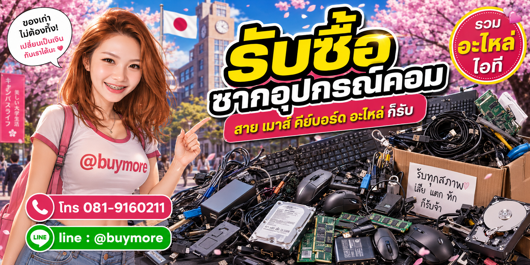 รับซื้อซากอุปกรณ์คอม รับซื้อไม่อั้น จะเยอะแค่ไหนก็รับซื้อได้หมด