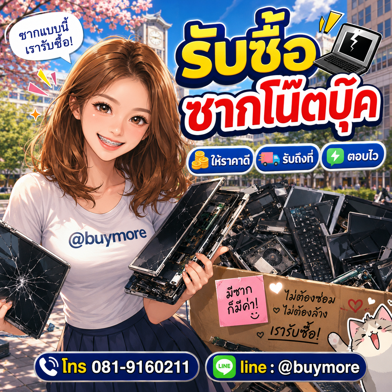 รับซื้อของมือสอง เปลี่ยนของเก่าเป็นเงินสด ง่าย ๆ กับ Buymore