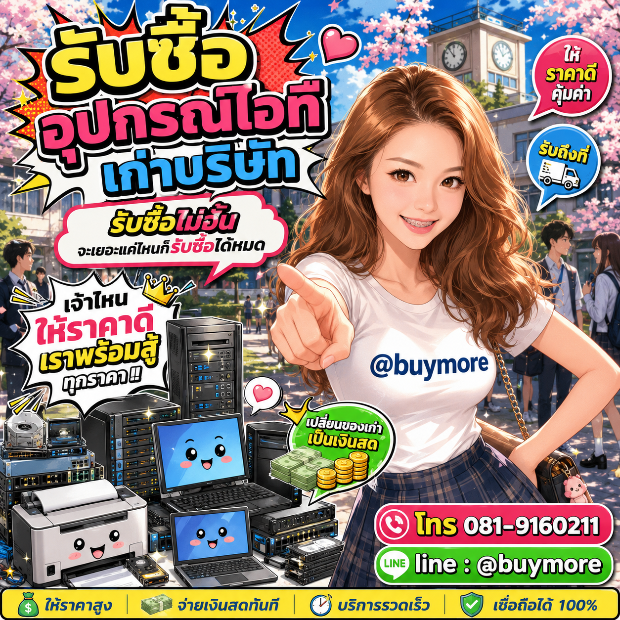 Buymore รับซื้อและยังมีสินค้าจำหน่ายราคาพิเศษ