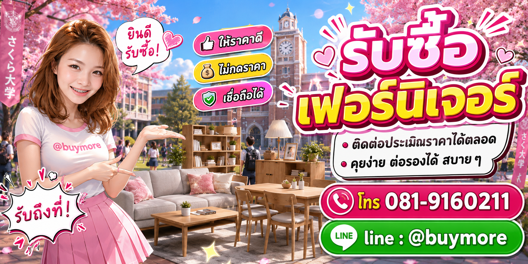 รับซื้อของมือสอง ติดต่อประเมินราคาได้ตลอด คุยง่าย ต่อรองได้สบาย ๆ