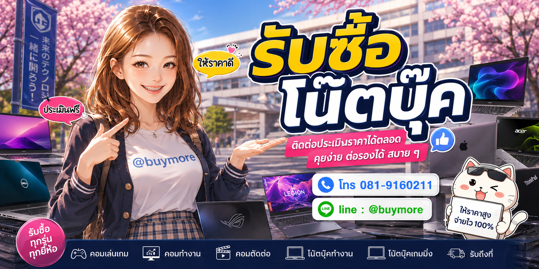 รับซื้อของมือสอง ติดต่อประเมินราคาได้ตลอด คุยง่าย ต่อรองได้สบาย ๆ