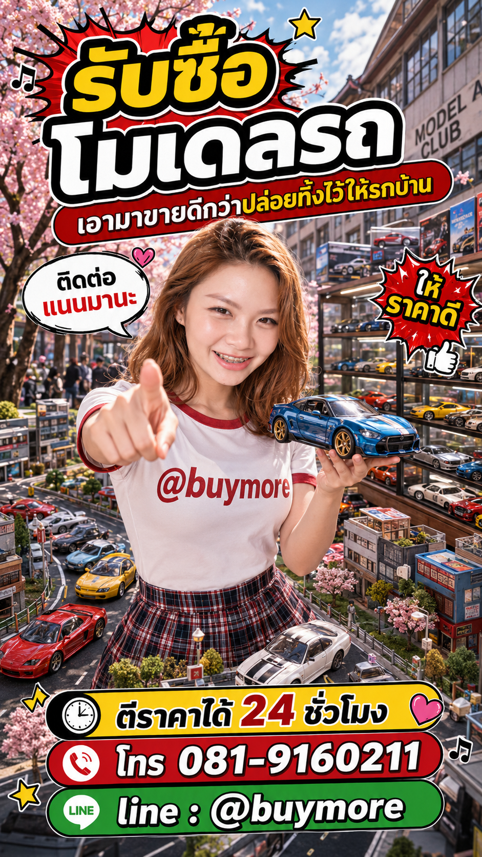 รับซื้อโมเดลรถ Buymore.in.th ติดต่อประเมินราคา 24 ชั่วโมง