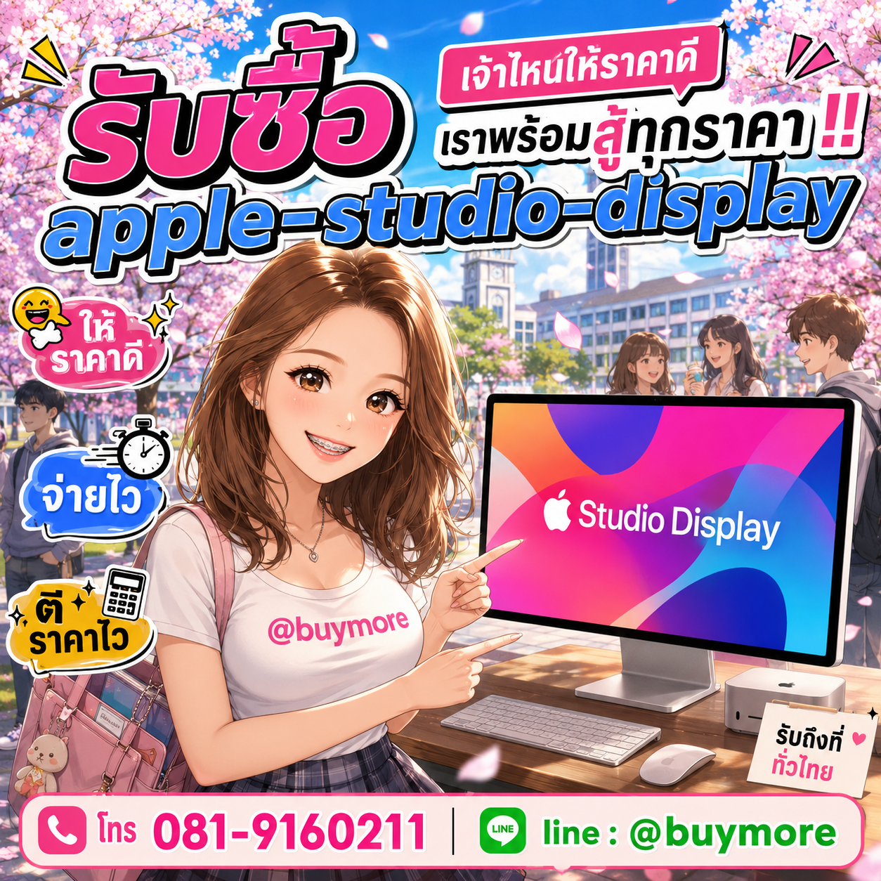 Buymore รับซื้อ Apple Studio Display และมีสินค้าจำหน่าย