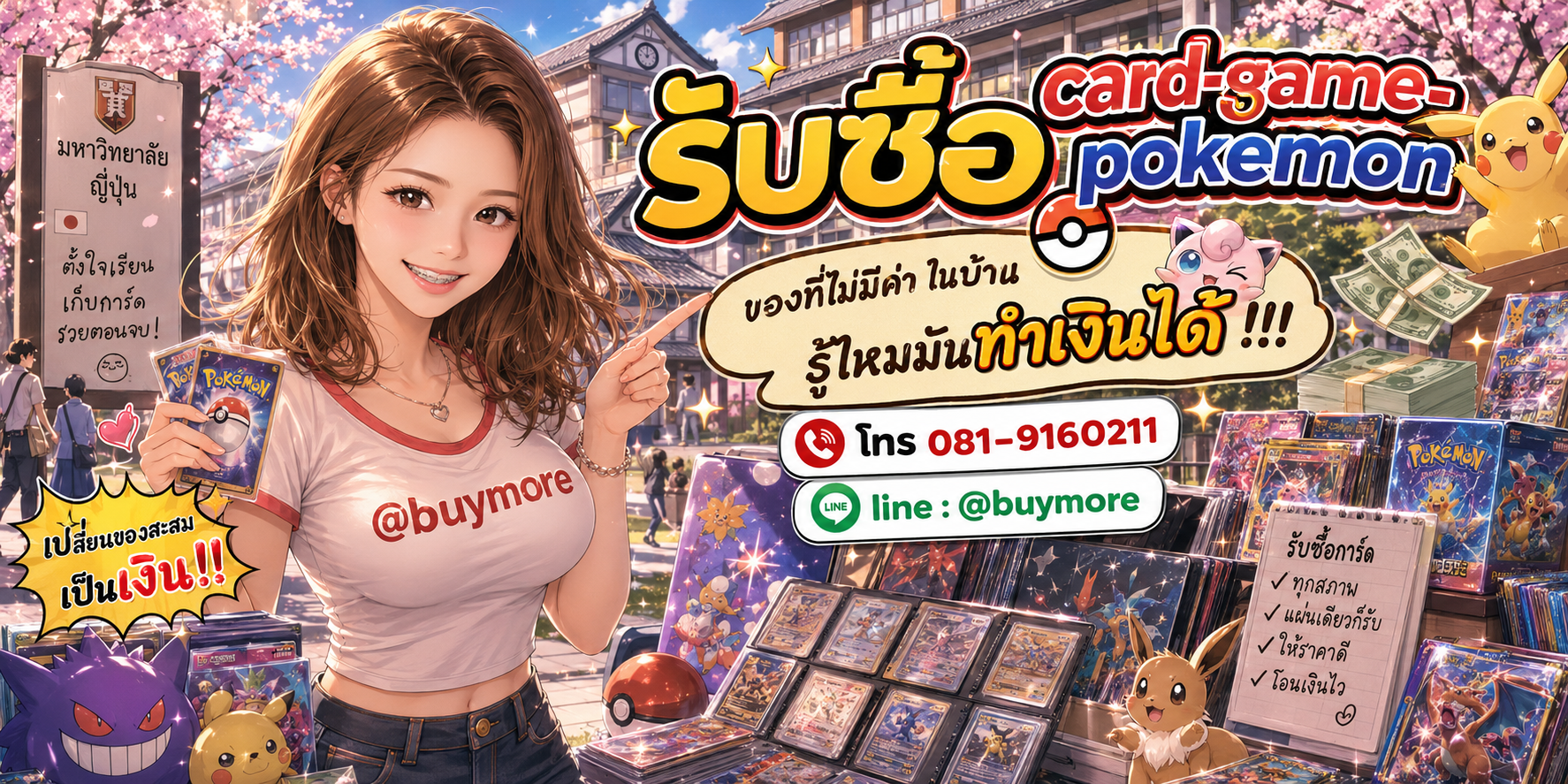 รับซื้อcard game pokemon รับซื้อไม่อั้น จะเยอะแค่ไหนก็รับซื้อได้หมด