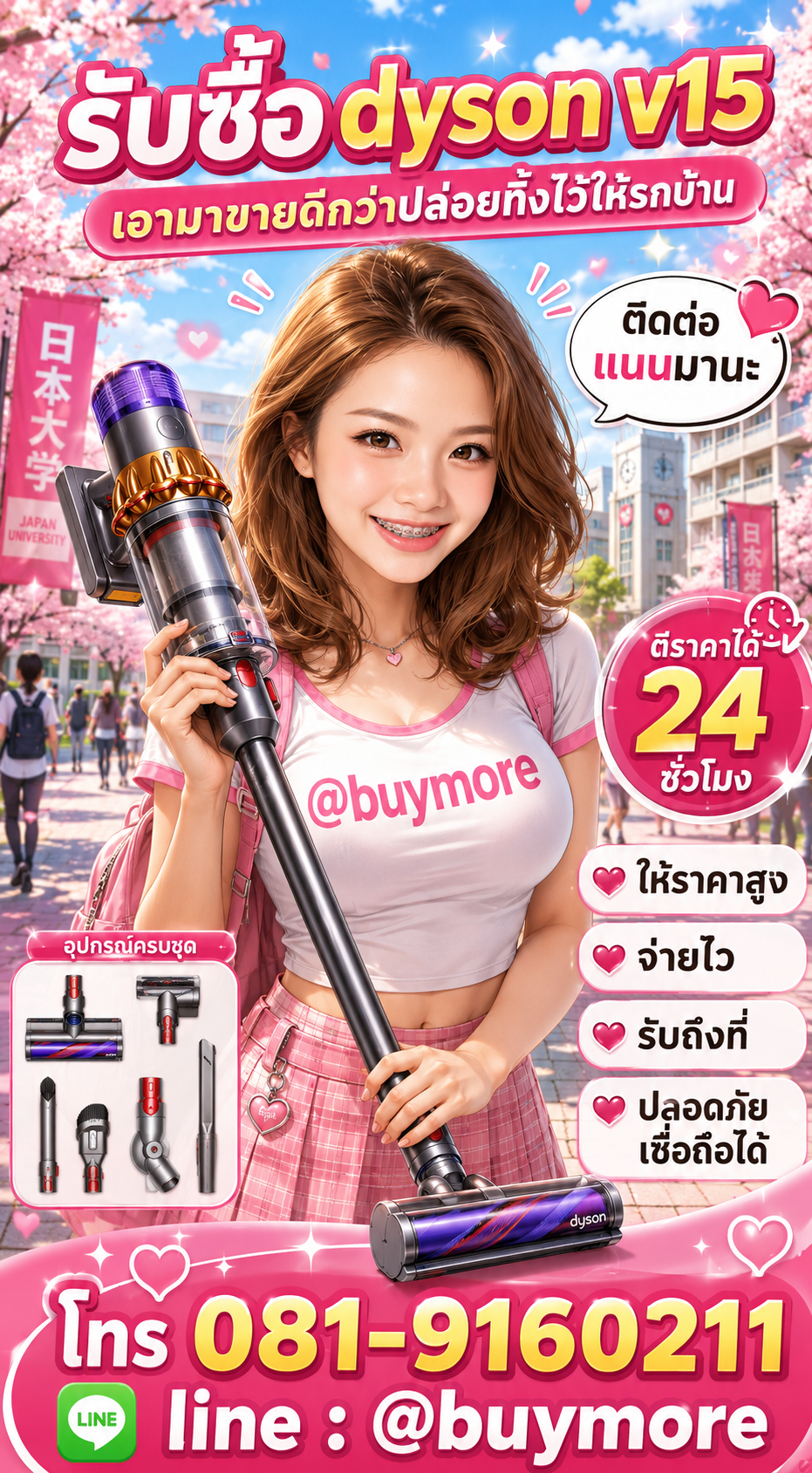 รับซื้อ Dyson V15 มือสอง Buymore.in.th