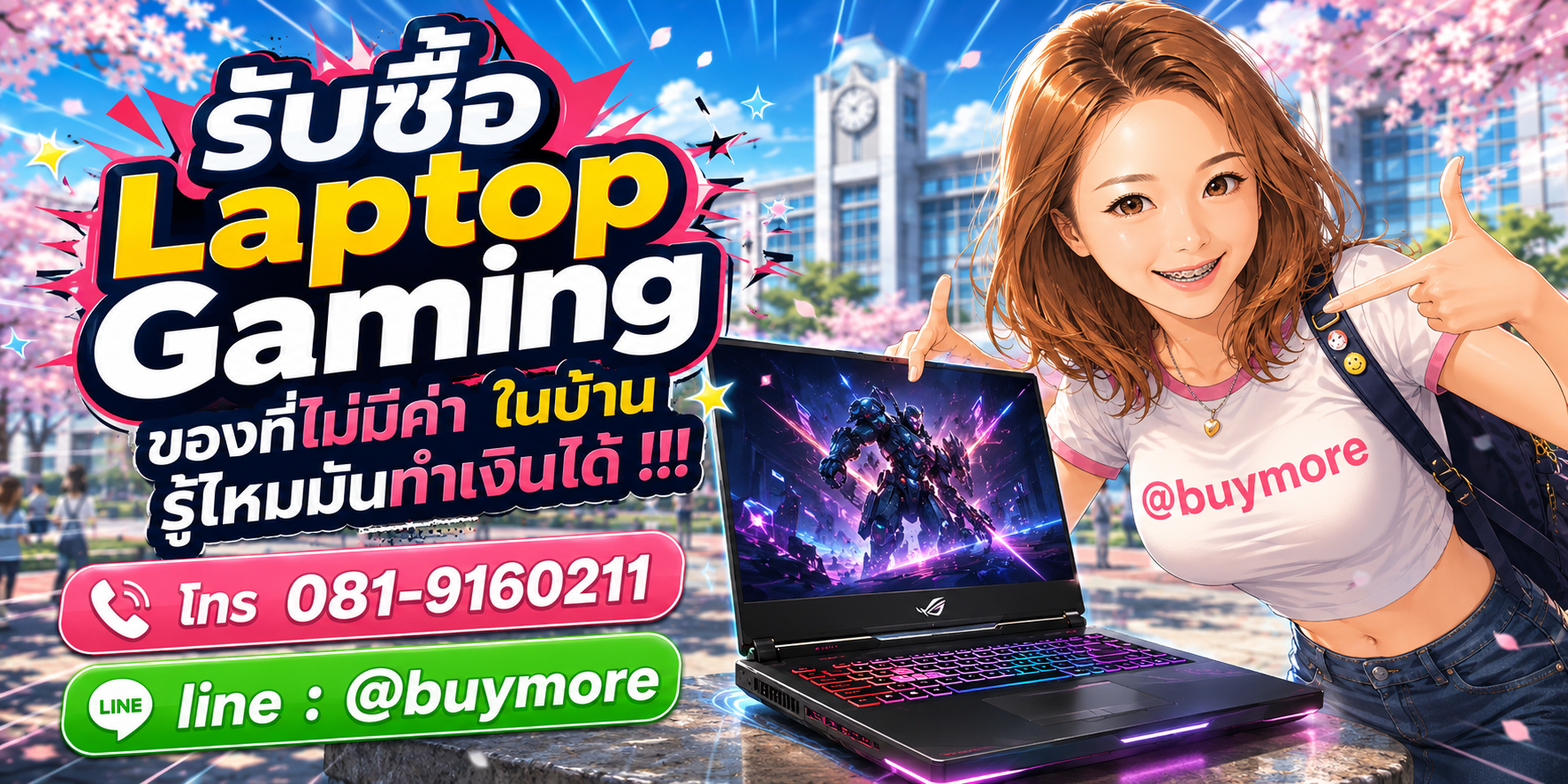 รับซื้อlaptop gaming รับซื้อไม่อั้น จะเยอะแค่ไหนก็รับซื้อได้หมด