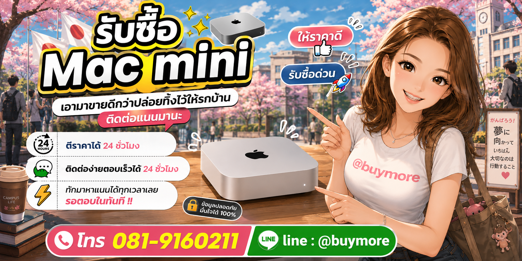 รับซื้อ PC Workstation ติดต่อ Buymore 24 ชั่วโมง โทร 081-9160211 LINE @buymore
