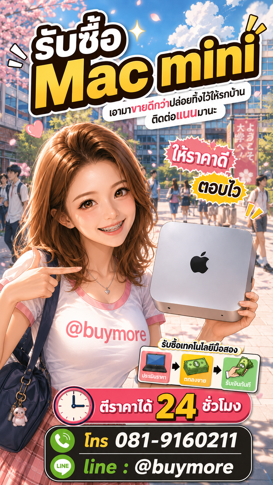 รับซื้อ mac mini มือสอง Buymore.in.th
