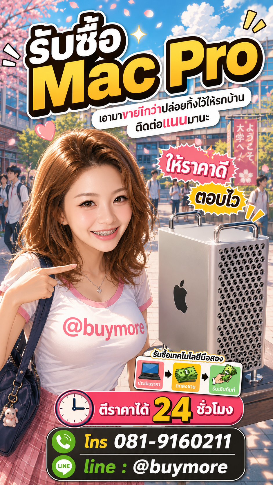 รับซื้อ mac pro มือสอง Buymore.in.th