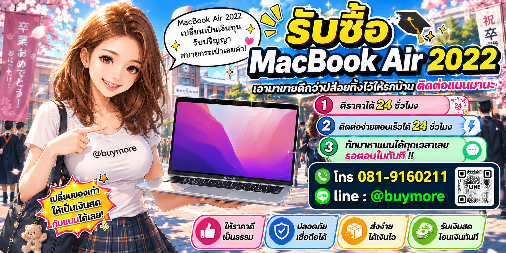 รับซื้อ PC Workstation ติดต่อ Buymore 24 ชั่วโมง โทร 081-9160211 LINE @buymore