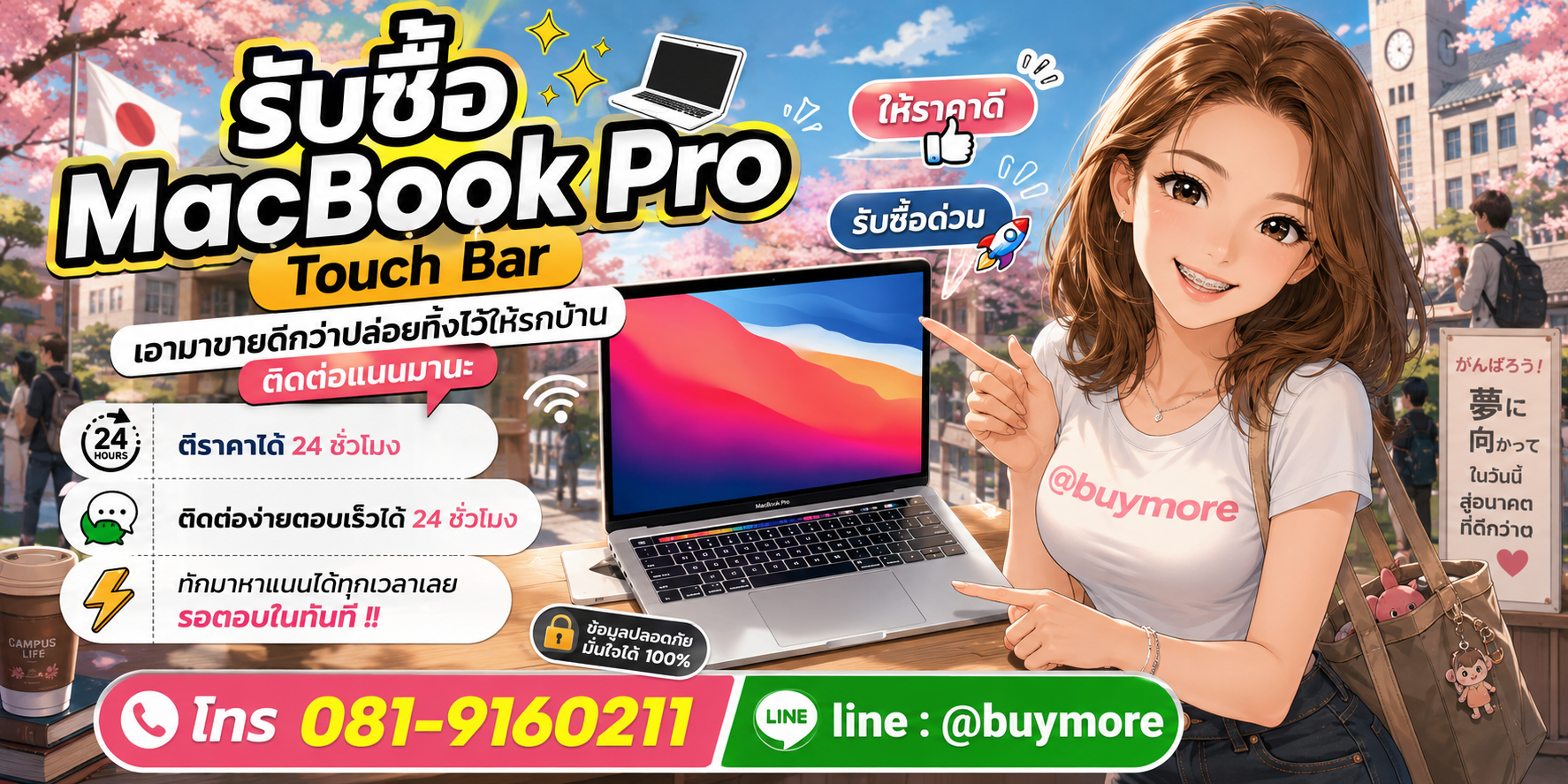 รับซื้อ PC Workstation ติดต่อ Buymore 24 ชั่วโมง โทร 081-9160211 LINE @buymore