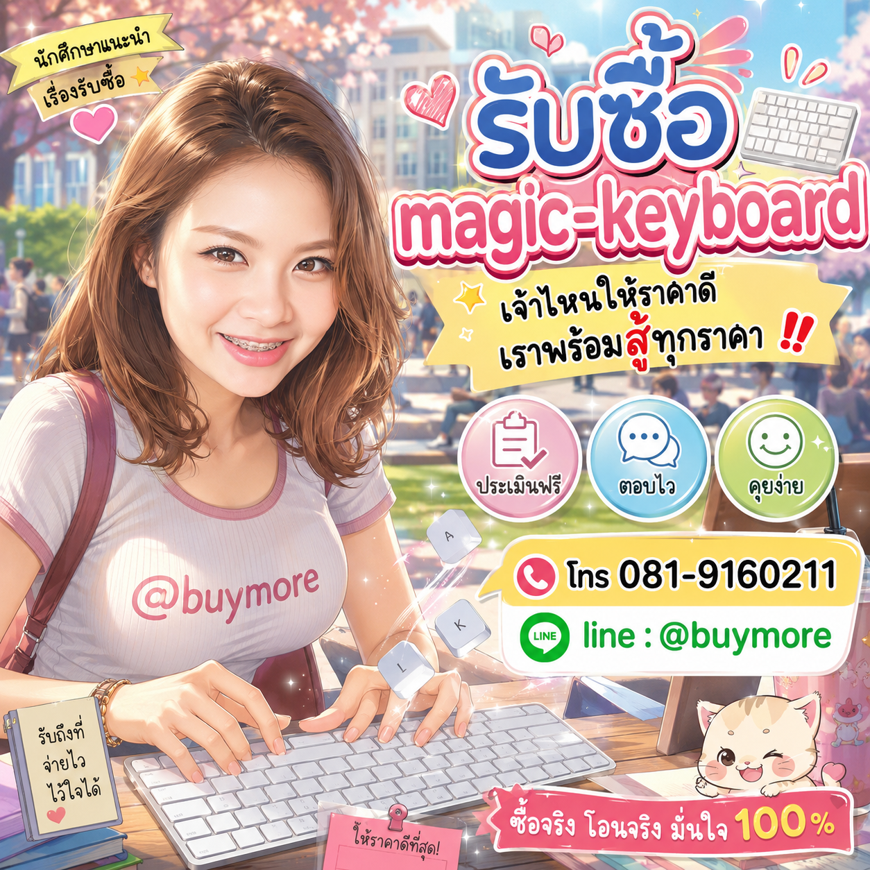 ขาย MAGIC KEYBOARD มือสองให้ได้ราคาดีกับ Buymore.in.th