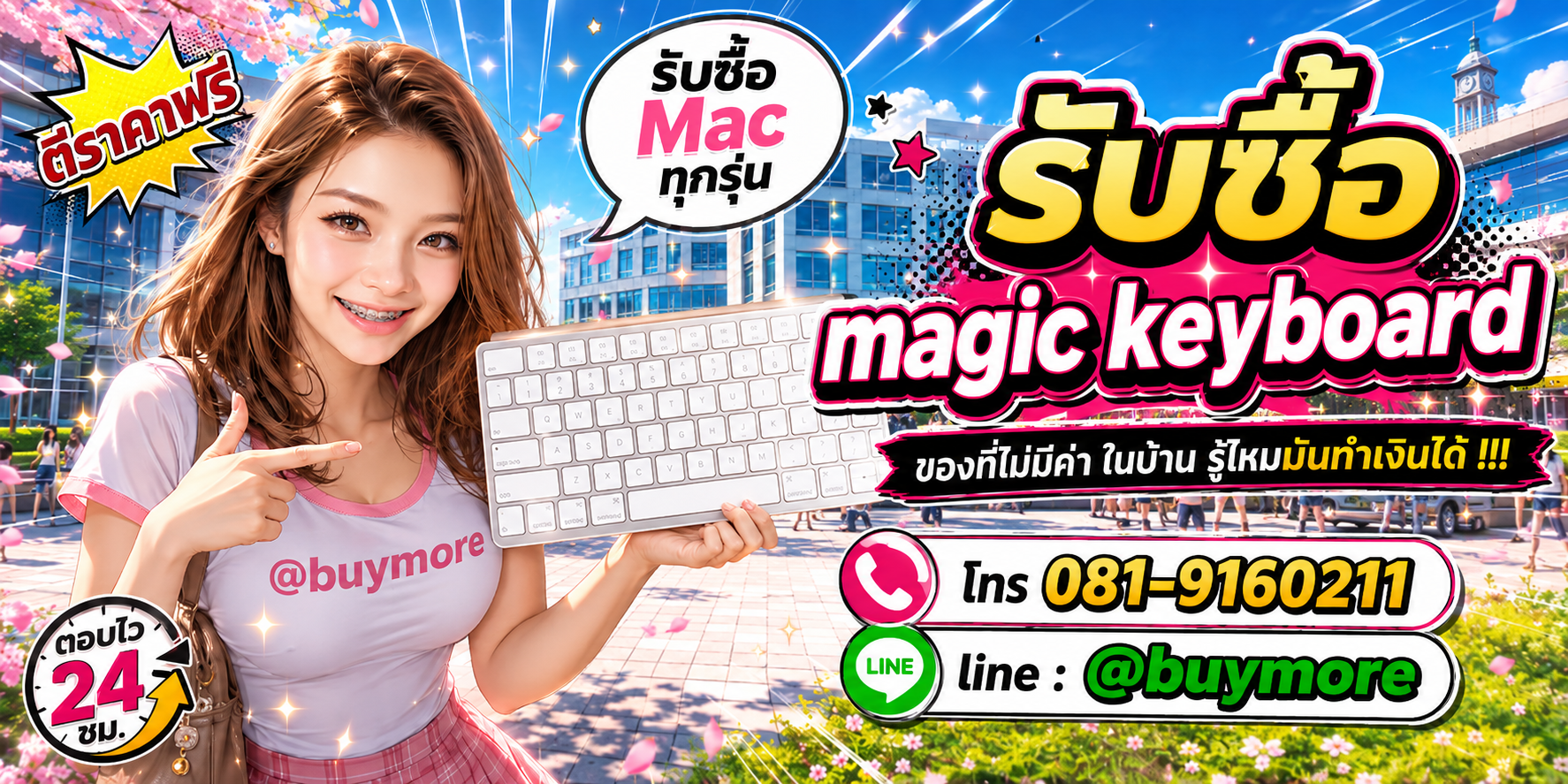 รับซื้อ MAGIC KEYBOARD จำนวนมาก รับซื้อเหมาอุปกรณ์ Apple
