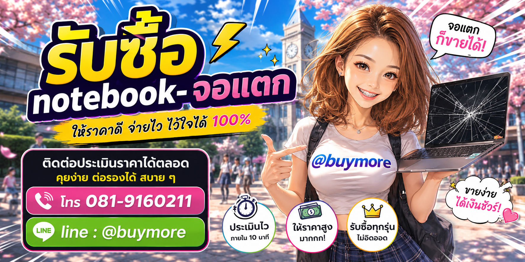 รับซื้อของมือสอง ติดต่อประเมินราคาได้ตลอด คุยง่าย ต่อรองได้สบาย ๆ