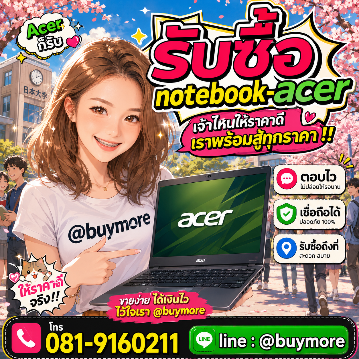 รับซื้อของมือสอง เปลี่ยนของเก่าเป็นเงินสด ง่าย ๆ กับ Buymore