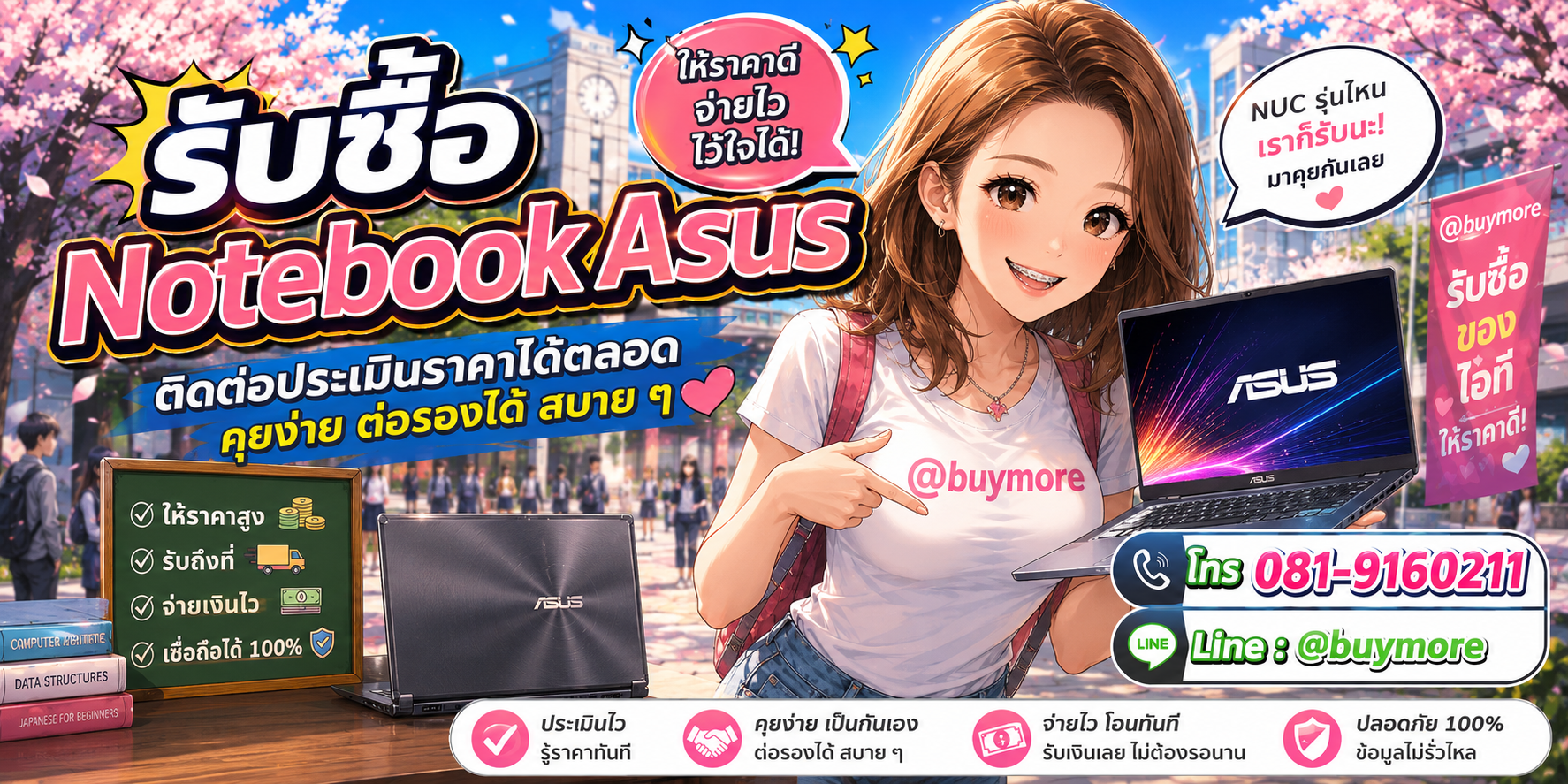 รับซื้อของมือสอง ติดต่อประเมินราคาได้ตลอด คุยง่าย ต่อรองได้สบาย ๆ