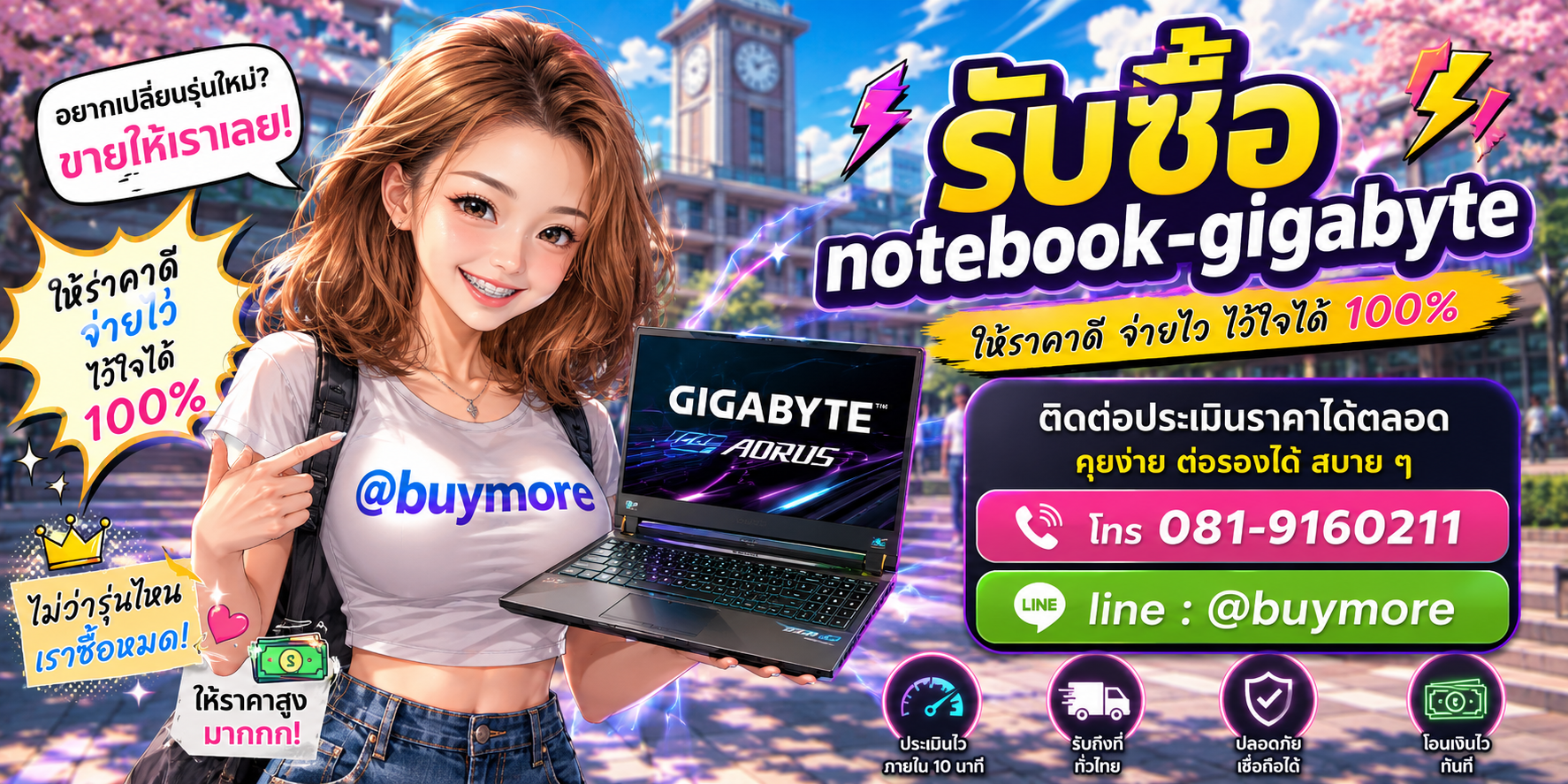 รับซื้อของมือสอง ติดต่อประเมินราคาได้ตลอด คุยง่าย ต่อรองได้สบาย ๆ