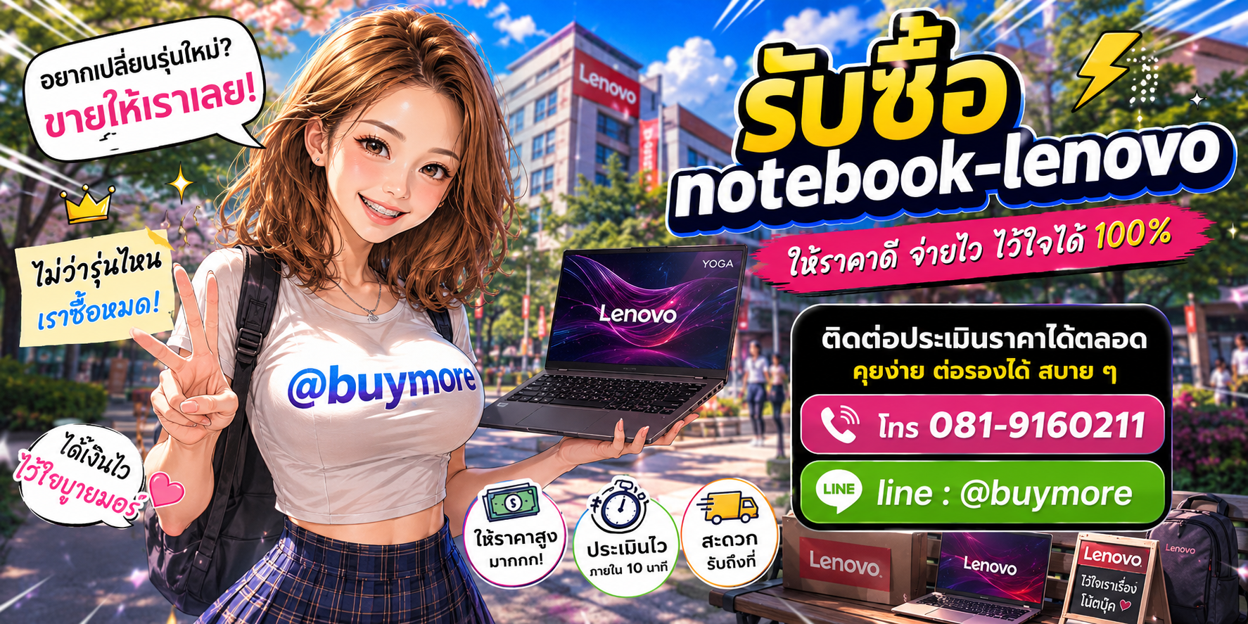รับซื้อของมือสอง ติดต่อประเมินราคาได้ตลอด คุยง่าย ต่อรองได้สบาย ๆ