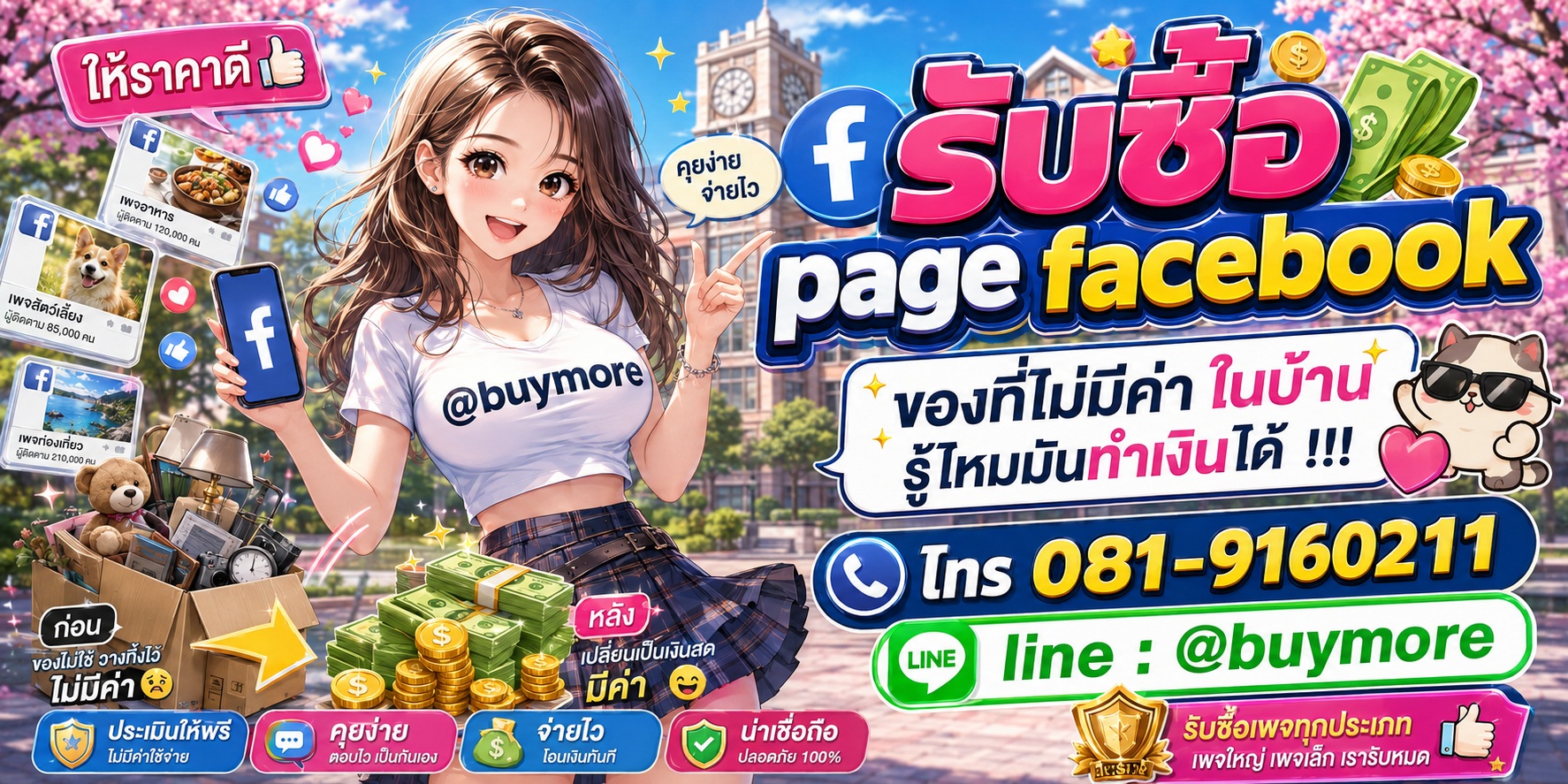 รับซื้อ PC Workstation ติดต่อ Buymore 24 ชั่วโมง โทร 081-9160211 LINE @buymore