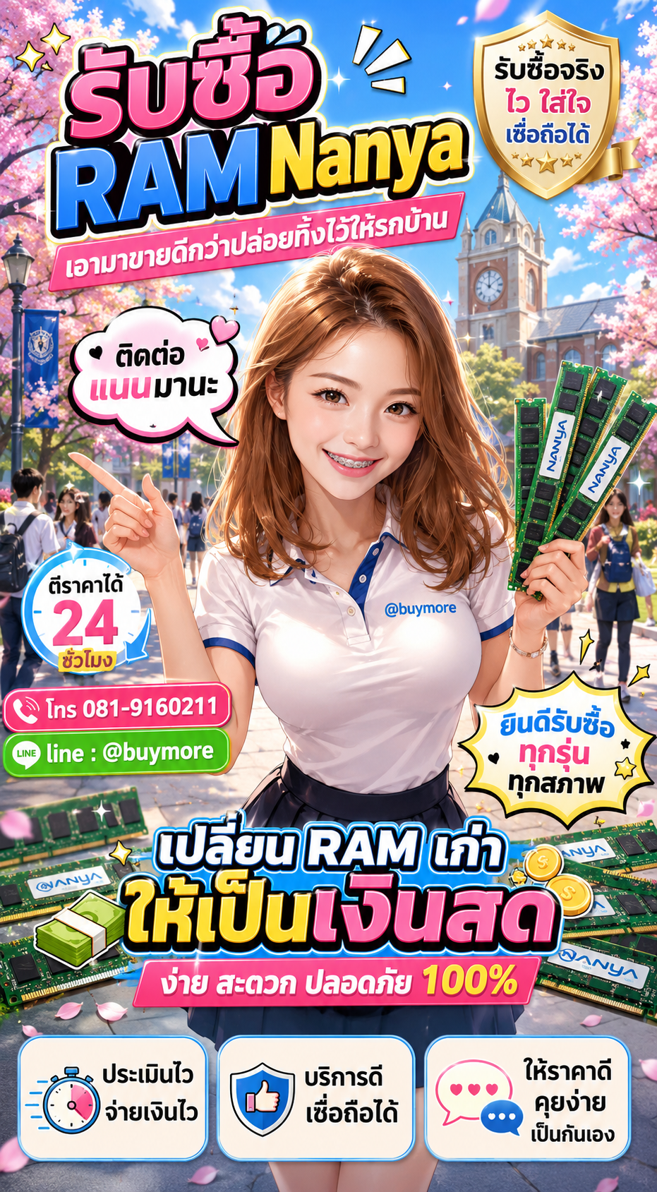 รับซื้อ ram nanya Buymore.in.th