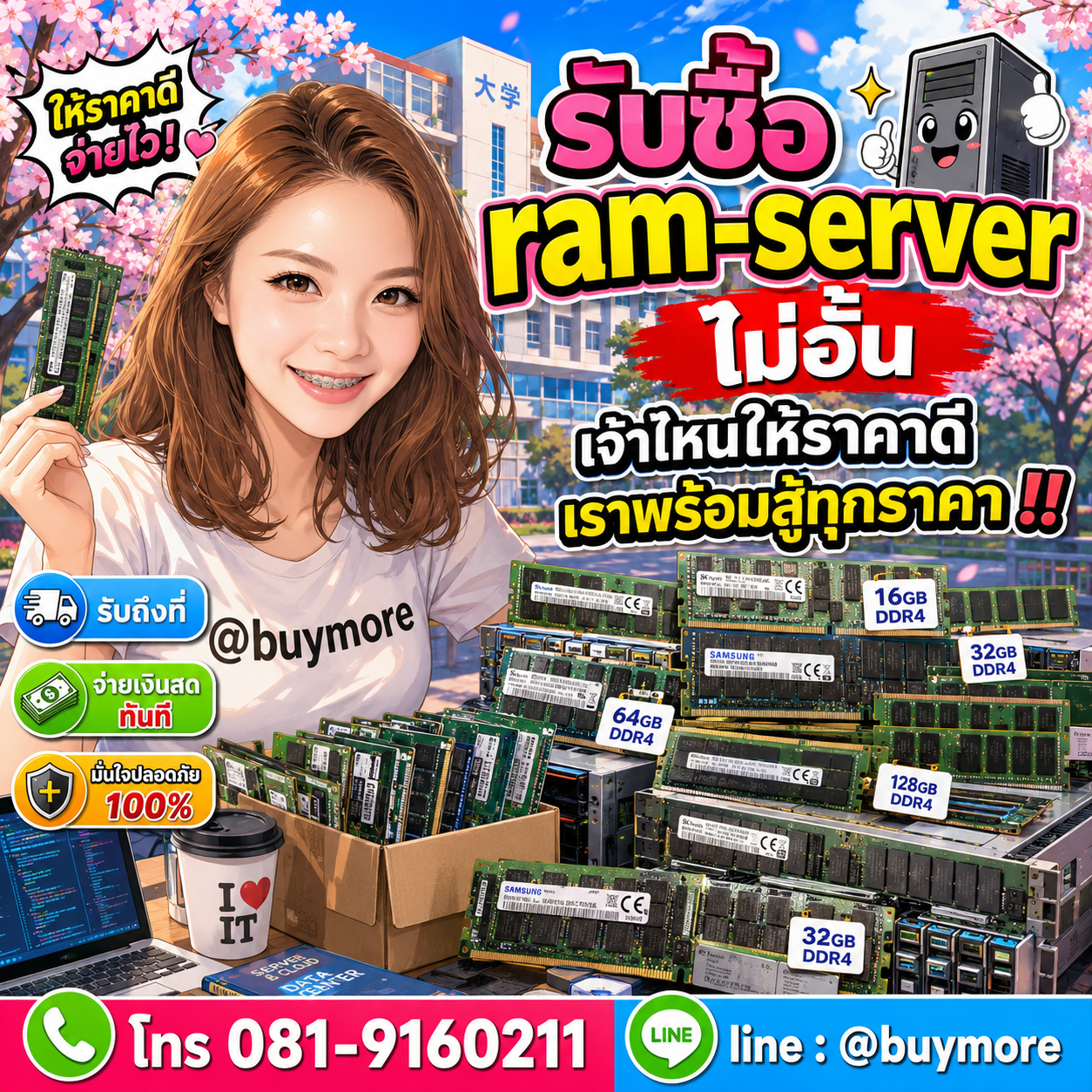 รับซื้อของมือสอง เปลี่ยนของเก่าเป็นเงินสด ง่าย ๆ กับ Buymore