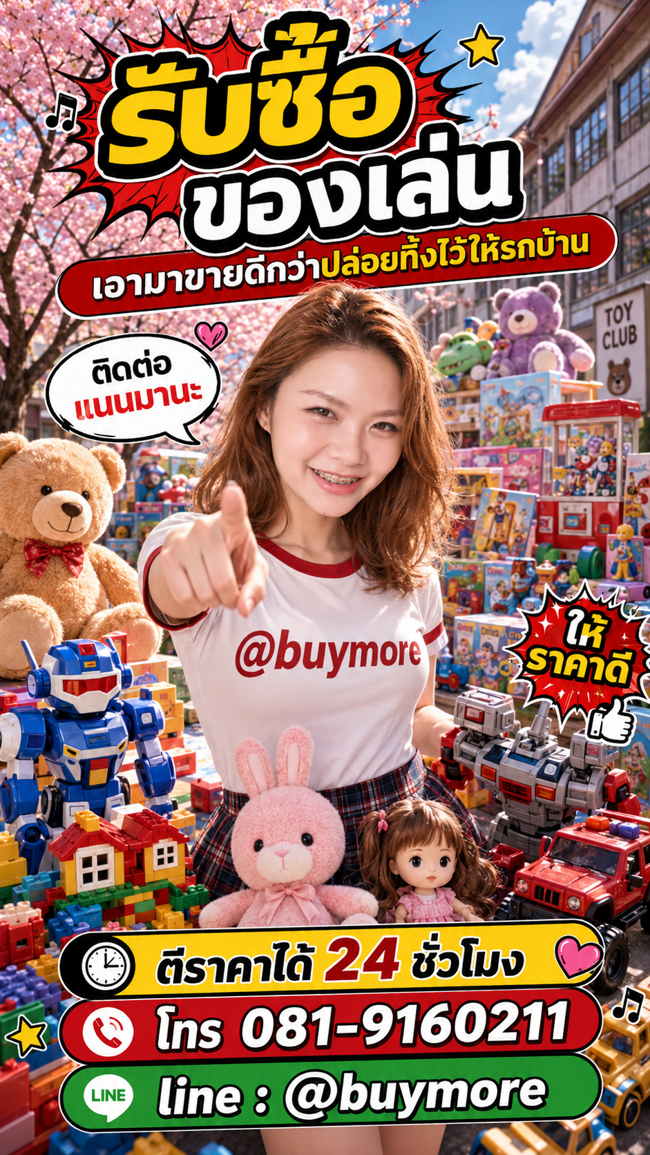 รับซื้อของเล่น Buymore.in.th ติดต่อประเมินราคา 24 ชั่วโมง