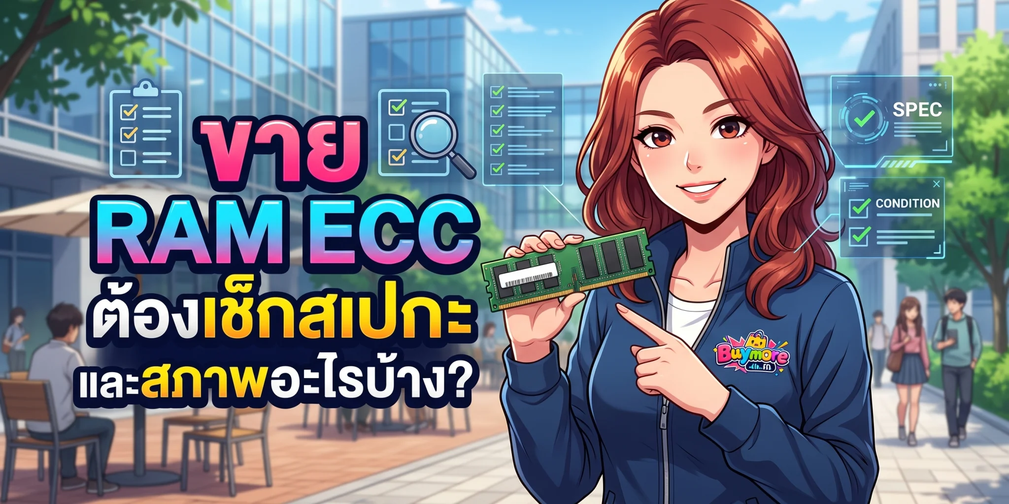 ขาย ram ecc ต้องเช็กสเปกและสภาพอะไรบ้าง?