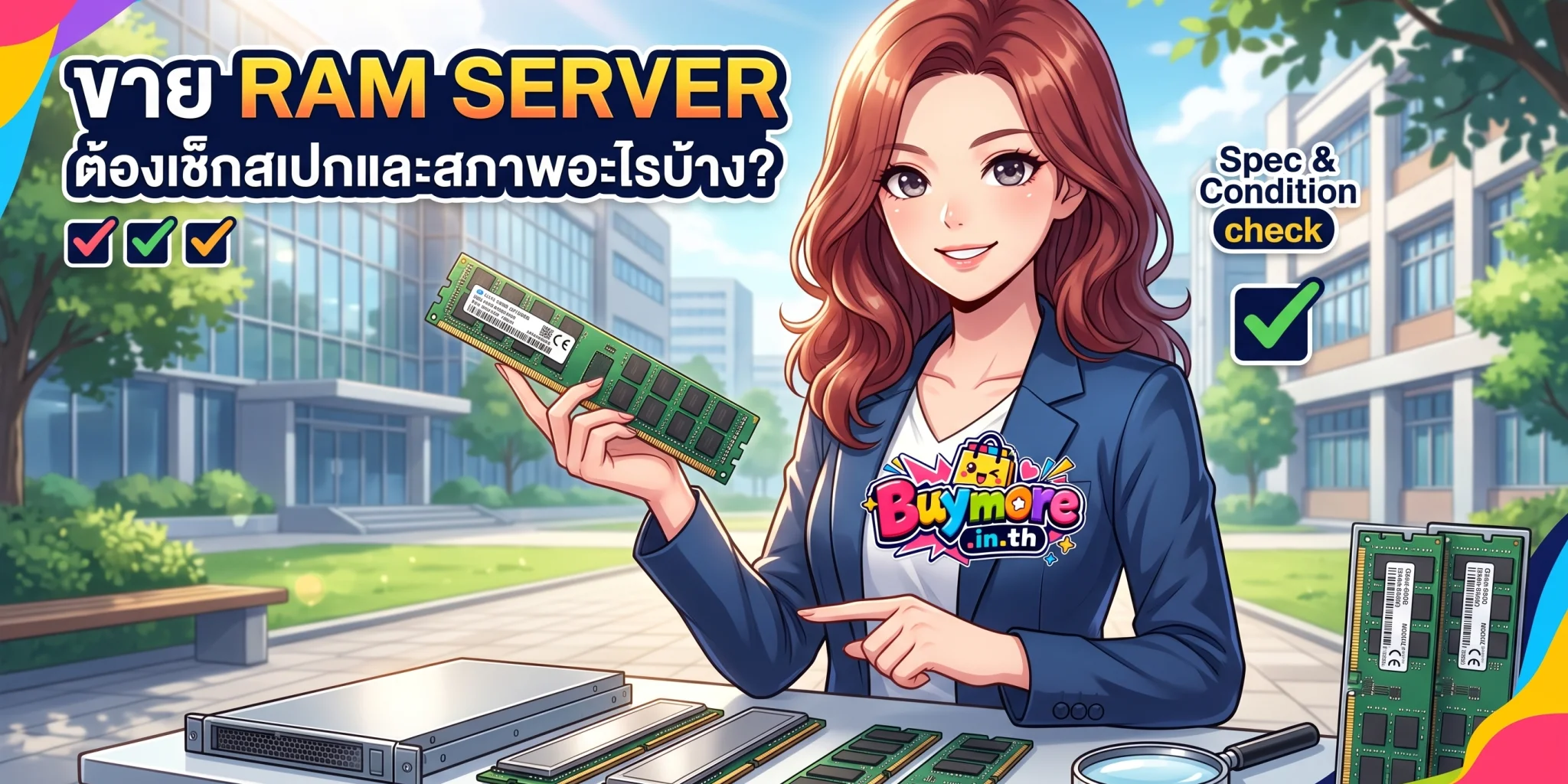 ขาย ram server ต้องเช็กสเปกและสภาพอะไรบ้าง?