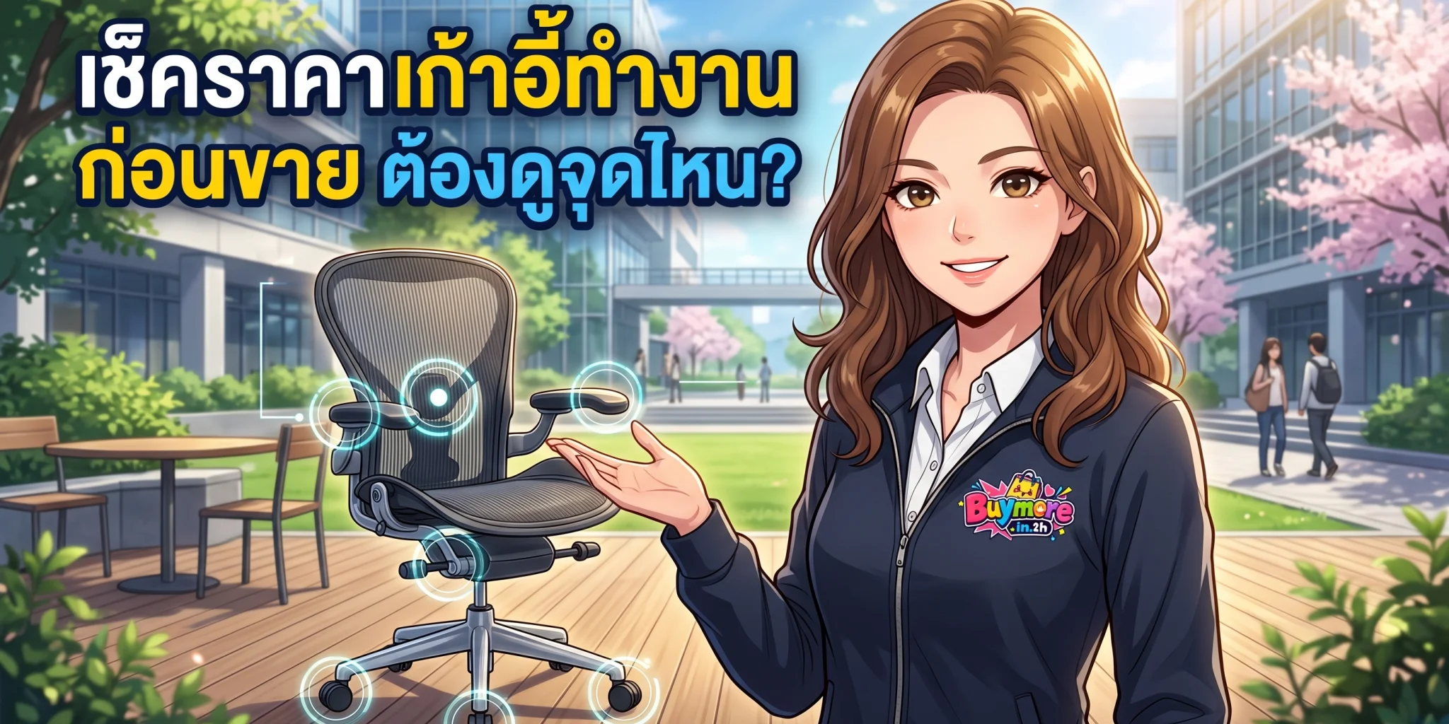 เช็คราคา เก้าอี้ทำงาน ก่อนขาย ต้องดูจุดไหน?