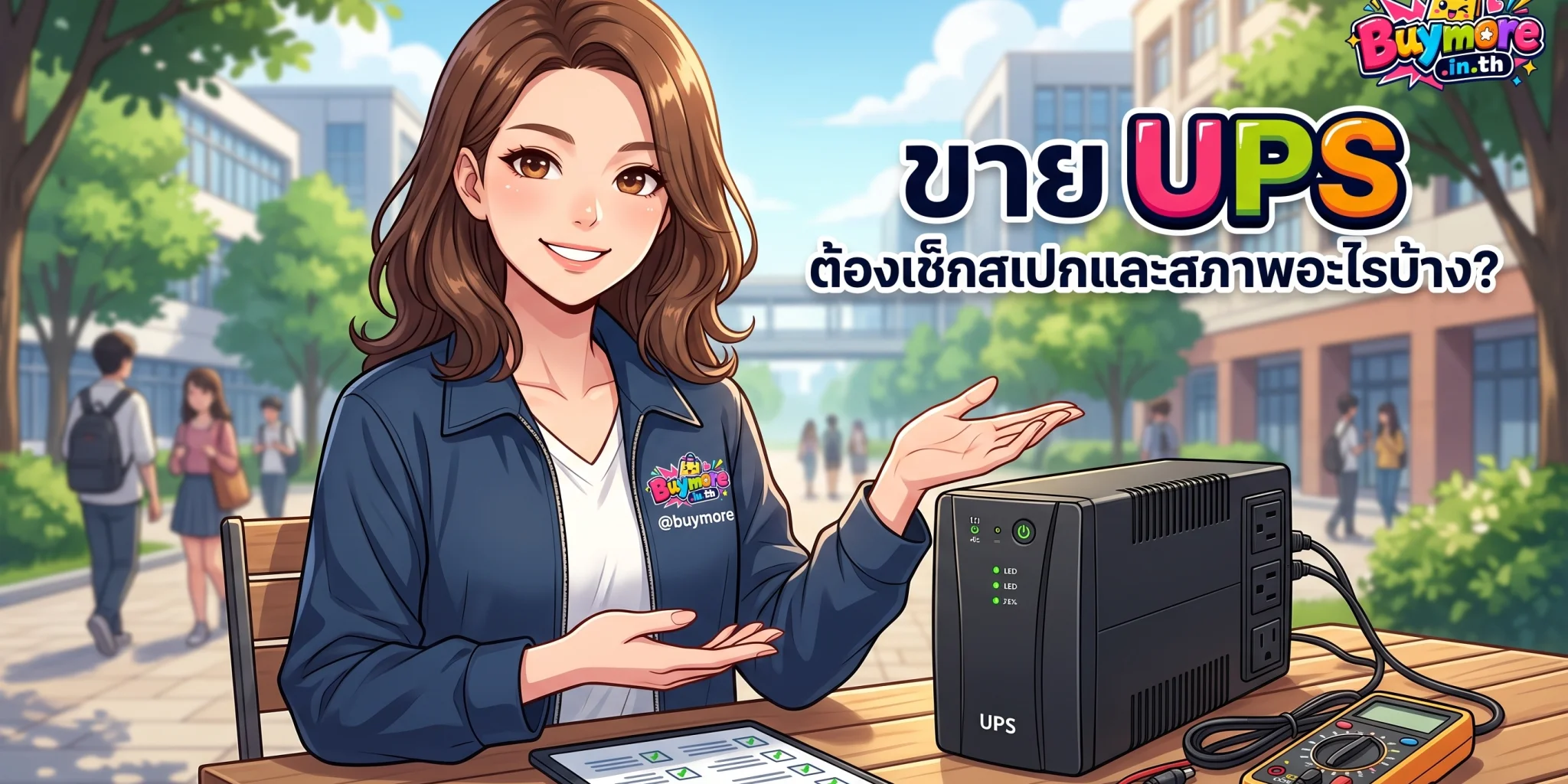 ขาย ups ต้องเช็กสเปกและสภาพอะไรบ้าง?